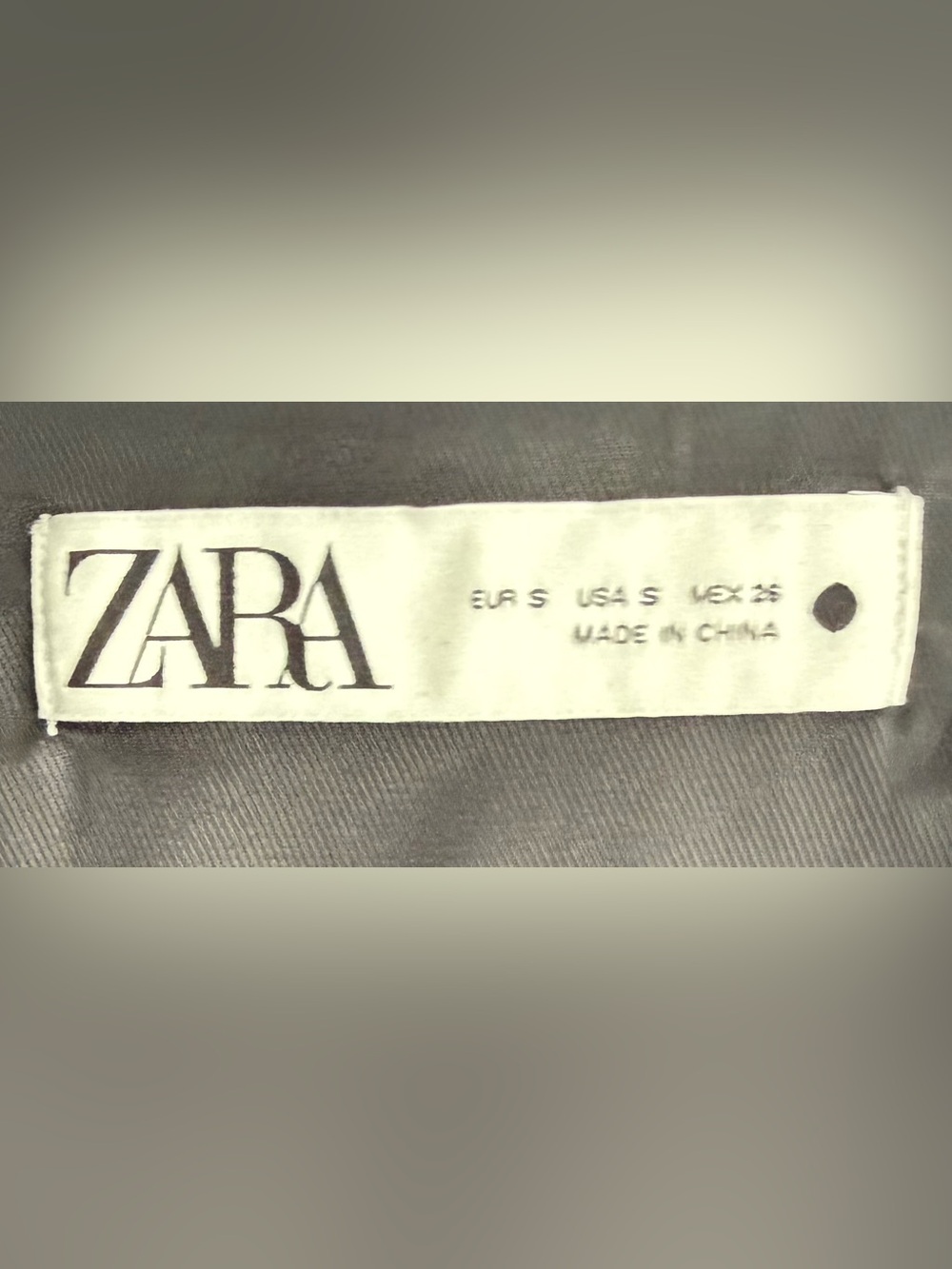 Zara Black Open-Front Collarless Blazer/Cape - Picture 4 of 4